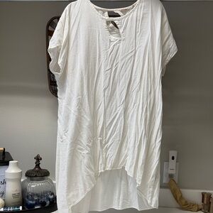 Soft Surroundings White Tunic Top